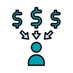 Filled Line Wholesale design vector icon design vector line icon svg