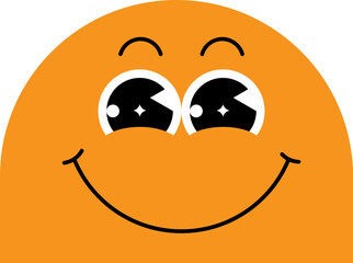 Happy Abstract Character Illustration Vector