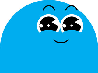 Happy Abstract Character Illustration Vector