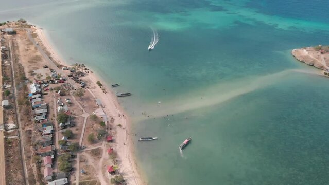 Drone Footage around Lariti Beach Pantai Lariti Bima