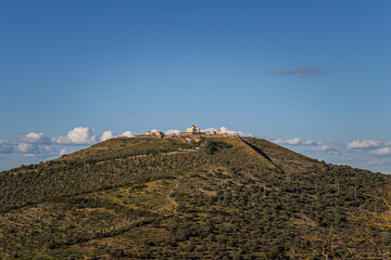 Fortress of Nossa Senhora da Graca, view from the city of Elvas, UNESCO site in Portugal