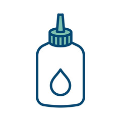 sewing oil icon vector design template in white background