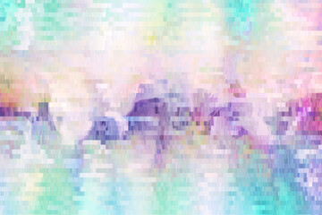 scifi futuristic pastel glitch noise abstract background