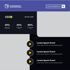 Simply Blue Sets of Business Promotional Theme - Part  9 - SOcial Media Feed