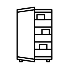 Locker design vector icon design vector line icon svg