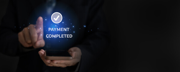 Pay online, QR codes to pay credit card bill after receiving document invoice online. payment, receive, paying electricity, digital payments, technology, scanning, financial transactions