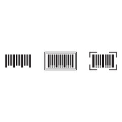 barcode icon vector