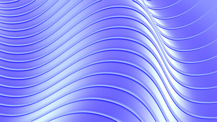 Silver blue background stripes 3d wavy pattern, elegant abstract striped pattern, interesting spiral architectural minimal background