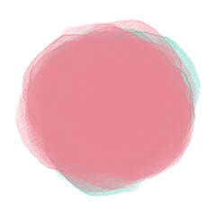 Watercolour circle textures. 