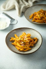 Traditional homemade pasta Carbonara