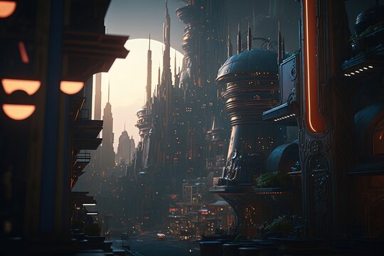The city of Coruscant