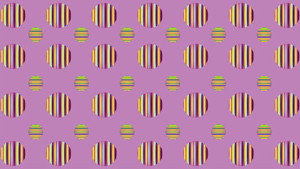 gift wrapping paper design Polka dots, different patterns, used to print fabric, product box pattern, product bag as a background image.