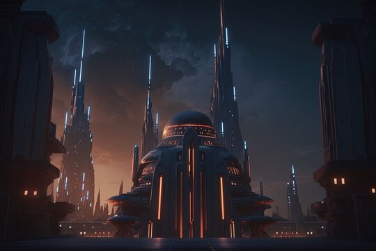 The city of Coruscant