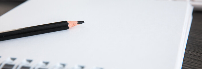 notepad with keyboard