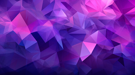 Triangular design with gradient background, purple and pale indigo