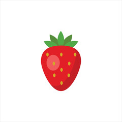 strawberry isolated on white background