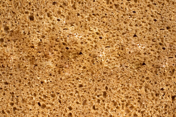 Texture of dark rye bread