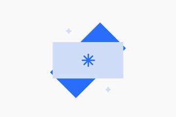 blue star with a star