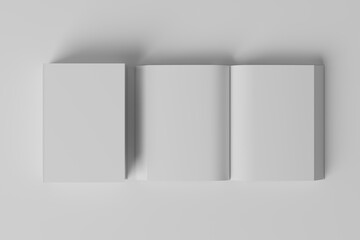 Fototapeta premium hard cover large book mockup