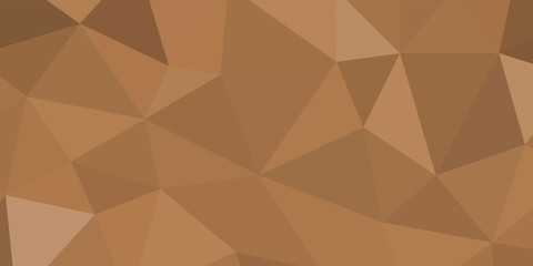 abstract wood brown geometric background with triangles