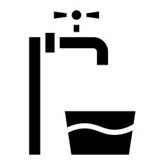 water tap glyph 