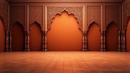 Opulent Indian Classic Luxury Wall Backdrop