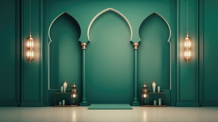 Opulent Indian Classic Luxury Wall Backdrop