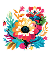 flower vector illustration ,flower background