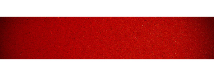 Red paper piece on transparent background