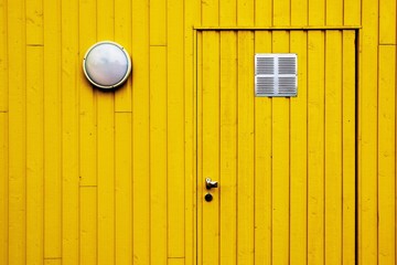 Gelbe Tür