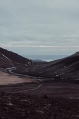 Beautiful coast view from vulcano peak © Niklas