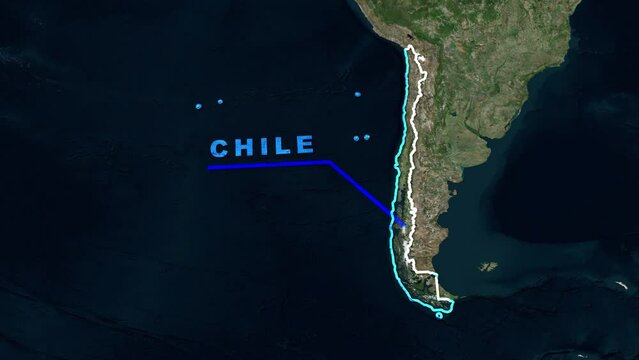 Chile Map Animation