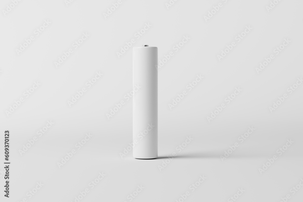 Poster blank aaa battery mockup