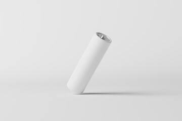 blank AA battery mockup