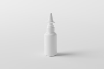 blank nasal spray bottle packaging mockup - obrazy, fototapety, plakaty