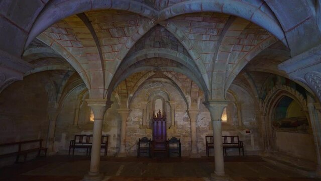 12th century Cistercian abbey of the Royal Monastery of Santa Mar&iacute;a de Veruela. Vera de Moncayo. Saragossa. Aragon. Spain. Europe