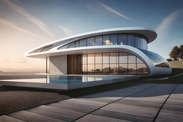 Obraz premium building at night