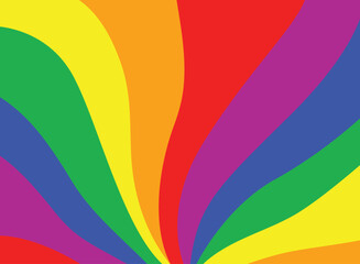 Rainbow background . LGBT flag. Pride.Diversity. Fabric Colorful.	