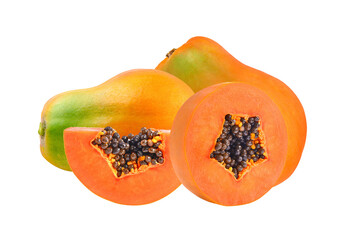 papaya on transparent png