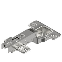 3D rendering illustration of a cabinet hinge