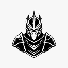 Guardian Shield Logo  Forge a powerful brand identity with an armor inspired illustration that symbolizes protection and security. Generative AI