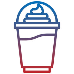SMOOTHIE line icon,linear,outline,graphic,illustration