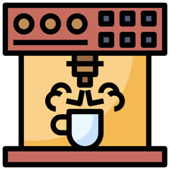 ESPRESSO line icon,linear,outline,graphic,illustration