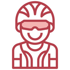biker line icon,linear,outline,graphic,illustration