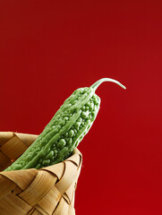 fresh vegetable bitter gourd