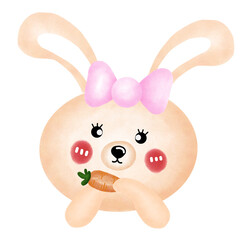 rabbit with carrot