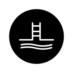 Relaxation Spa Summer Solid Icon