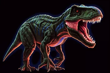 Wandcirkels plexiglas T-Rex, dinosaur © Dominik