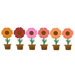 Flower gardening with png background