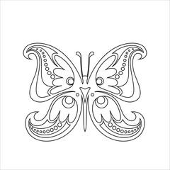 mandala beautiful Coloring book page for children and adults